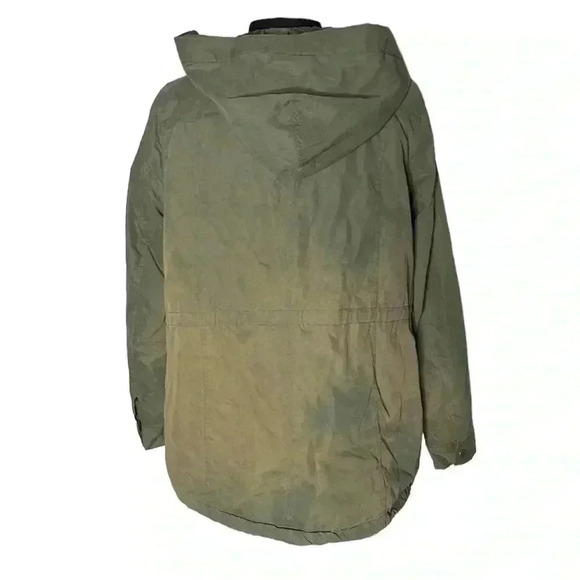 Torrid Utility Green Hooded Jacket Size 00 - Picture 4 of 9